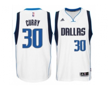 Men's Dallas Mavericks #30 Seth Curry adidas White Swingman climacool Jersey