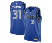 Men's Dallas Mavericks #31 Klay Thompson Blue 2024 Icon Edition Stitched Basketball Jersey