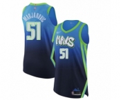 Men's Dallas Mavericks #51 Boban Marjanovic Authentic Blue Basketball Jersey - 2019-20 City Edition