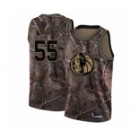 Men's Dallas Mavericks #55 Delon Wright Swingman Camo Realtree Collection Basketball Jersey