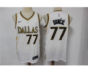 Men's Dallas Mavericks #77 Luka Doncic White Basketball Jersey 2020-2021 City Edition