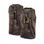 Men's Nike Dallas Mavericks #1 Dennis Smith Jr. Swingman Camo Realtree Collection NBA Jersey