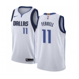 Men's Nike Dallas Mavericks #11 Yogi Ferrell Authentic White NBA Jersey - Association Edition