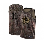 Men's Nike Dallas Mavericks #11 Yogi Ferrell Swingman Camo Realtree Collection NBA Jersey