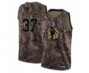 Men's Nike Dallas Mavericks #37 Kostas Antetokounmpo Swingman Camo Realtree Collection NBA Jersey