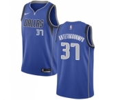 Men's Nike Dallas Mavericks #37 Kostas Antetokounmpo Swingman Royal Blue Road NBA Jersey - Icon Edition