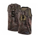 Men's Nike Dallas Mavericks #5 Jose Juan Barea Swingman Camo Realtree Collection NBA Jersey