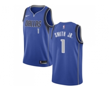 Nike Dallas Mavericks #1 Dennis Smith Jr. Royal NBA Swingman Icon Edition Jersey