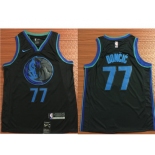 Nike Dallas Mavericks #77 Luka Doncic Black 2018-19 NBA Swingman City Edition Jersey