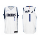 Nike NBA Dallas Mavericks #1 Smith Jr. Jersey 2017-18 New Season White Jersey