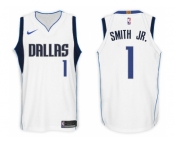 Nike NBA Dallas Mavericks #1 Smith Jr. Jersey 2017-18 New Season White Jersey