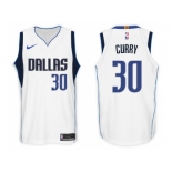 Nike NBA Dallas Mavericks #30 Seth Curry Jersey 2017-18 New Season White Jersey