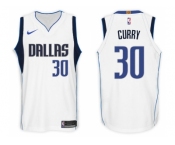 Nike NBA Dallas Mavericks #30 Seth Curry Jersey 2017-18 New Season White Jersey