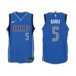 Nike NBA Dallas Mavericks #5 J.J. Barea Jersey 2017-18 New Season Blue Jersey