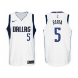 Nike NBA Dallas Mavericks #5 J.J. Barea Jersey 2017-18 New Season White Jersey