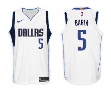 Nike NBA Dallas Mavericks #5 J.J. Barea Jersey 2017-18 New Season White Jersey