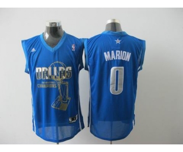 nba dallas mavericks #0 marlon lt.blue[2011 finals memorial edition]