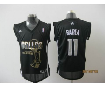 nba dallas mavericks #11 barea black[2011 finals memorial edition]