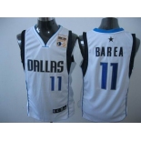 nba dallas mavericks #11 barea white[2011 champions]