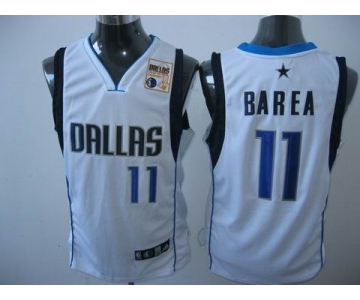 nba dallas mavericks #11 barea white[2011 champions]