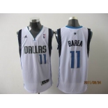 nba dallas mavericks #11 barea white[2011 swingman revolution 30]