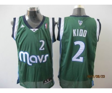 nba dallas mavericks #2 kidd green[2011 swingman revolution 30]