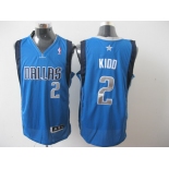 nba dallas mavericks #2 kidd lt.blue[revolution 30 grey number]