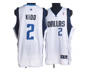 nba dallas mavericks #2 kidd white