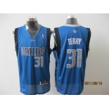 nba dallas mavericks #31 terry lt.blue[revolution 30 grey number]