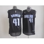 nba dallas mavericks #41 dirkules black