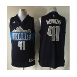 nba dallas mavericks #41 nowitzki black[2016 new revolution 30]