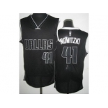 nba dallas mavericks #41 nowitzki black[revolution 30]