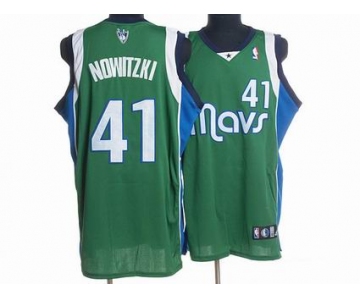 nba dallas mavericks #41 nowitzki green