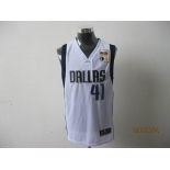 nba dallas mavericks #41 nowitzki white[2011 champions]