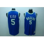 nba dallas mavericks #5 kidd blue