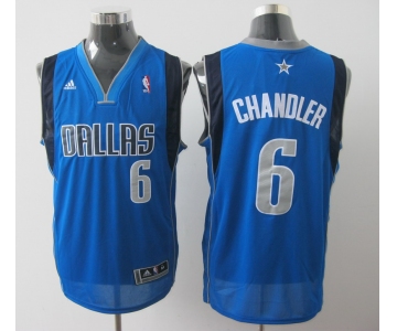 nba dallas mavericks #6 chandler lt.blue[2011 swingman revolution 30]