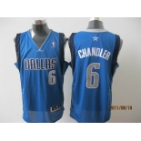 nba dallas mavericks #6 chandler lt.blue[revolution 30 grey number]