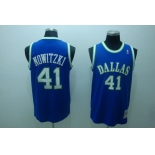 nba dallas mavericks nowitzki #41 blue