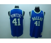 nba dallas mavericks nowitzki #41 blue