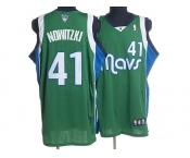 nba dallas mavericks nowitzki #41 green