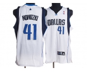 nba dallas mavericks nowitzki #41 white