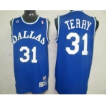 nba jersey dallas maverlcks #31 terry blue[swingman]