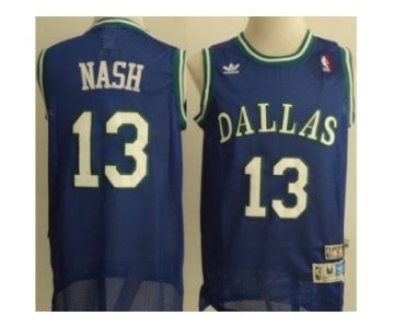 nba jerseys dallas mavericks #13 nash blue[m&n]