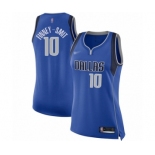 Women's Dallas Mavericks #10 Dorian Finney-Smith Authentic Royal Blue Basketball Jersey - Icon Edition