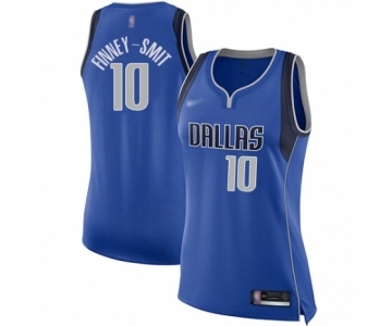 Women's Dallas Mavericks #10 Dorian Finney-Smith Authentic Royal Blue Basketball Jersey - Icon Edition