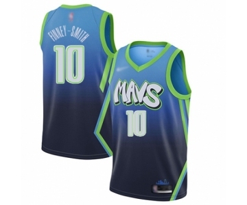 Women's Dallas Mavericks #10 Dorian Finney-Smith Swingman Blue Basketball Jersey - 2019-20 City Edition