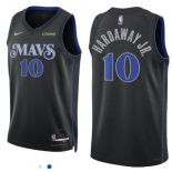 Womens Dallas Mavericks #10 HARDAWAY JR.   Black 2023-24 NBA Swingman City Edition Jersey