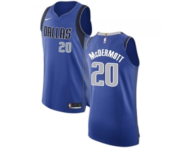 Women's Nike Dallas Mavericks #20 Doug McDermott Authentic Royal Blue Road NBA Jersey - Icon Edition