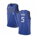 Women's Nike Dallas Mavericks #5 Jason Kidd Swingman Royal Blue Road NBA Jersey - Icon Edition