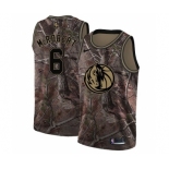 Women's Nike Dallas Mavericks #6 Josh McRoberts Swingman Camo Realtree Collection NBA Jersey